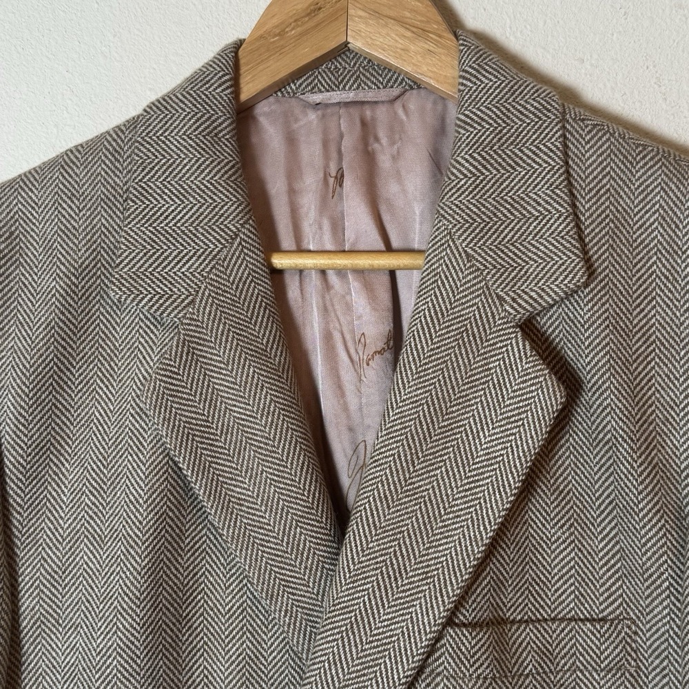 Joe Namath Signature Collection Blazer 42R Herringbone NWT